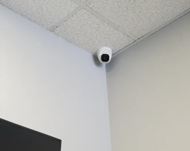 Security camera installation